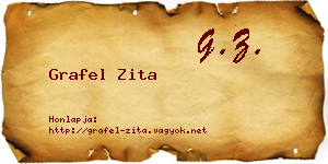 Grafel Zita névjegykártya
